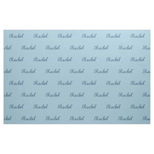 Blaues Namensgewebe Stoff (Fat Quarter (45,7 x 55,9 cm))