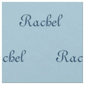 Blaues Namensgewebe Stoff (Nahaufnahme)