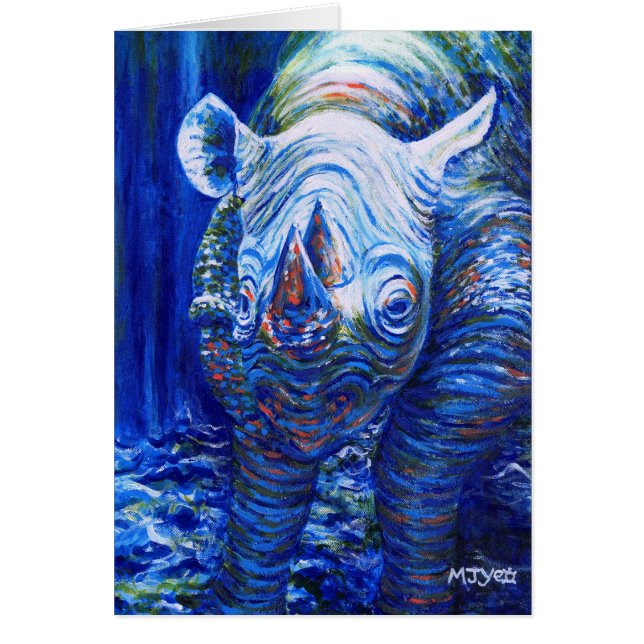 Blaues Nashorn (Vorne)