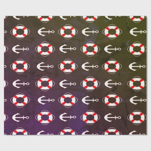 Blaues Navy-Papier Geschenkpapier (Flach)