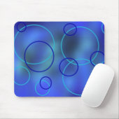 Blaues NeonMousepad Mousepad (Mit Mouse)