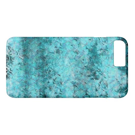 Blaues Neonpapier Case-Mate iPhone Hülle (Rückseite (Horizontal))