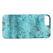 Blaues Neonpapier Case-Mate iPhone Hülle (Rückseite (Horizontal))