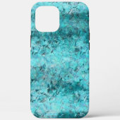 Blaues Neonpapier Case-Mate iPhone Hülle (Rückseite)