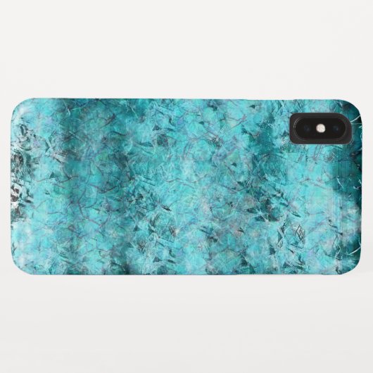 Blaues Neonpapier Case-Mate iPhone Hülle (Rückseite (Horizontal))