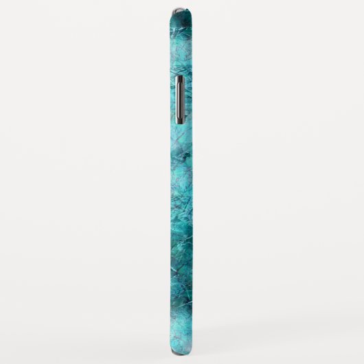 Blaues Neonpapier Case-Mate iPhone Hülle (Hinten/Rechts)