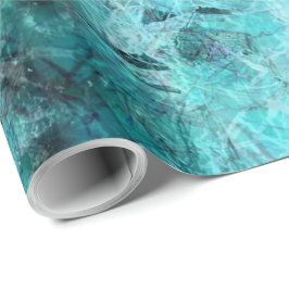 Blaues Neonpapier Geschenkpapier