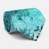 Blaues Neonpapier Krawatte (Gerollt)