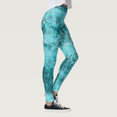 Blaues Neonpapier Leggings (Rechts)