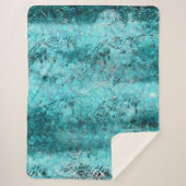 Blaues Neonpapier Sherpadecke (Vorderseite)