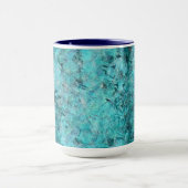 Blaues Neonpapier Tasse (Zentrum)