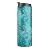 Blaues Neonpapier Thermosbecher (Nach rechts gedreht)