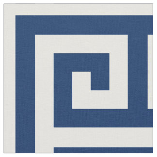 Blaues Neuling-Square-Muster für griechisches Schl Stoff