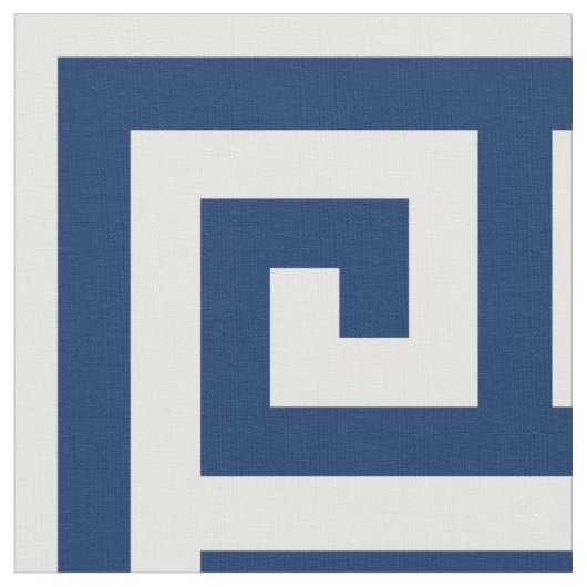 Blaues Neuling-Square-Muster für griechisches Schl Stoff (Nahaufnahme)