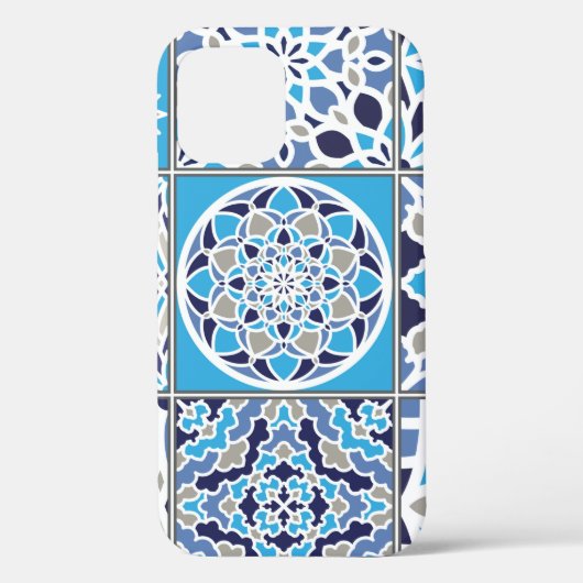 Blaues niederländisches Fliesenmuster Case-Mate iPhone Hülle (Rückseite)