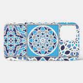 Blaues niederländisches Fliesenmuster Case-Mate iPhone Hülle (Rückseite (Horizontal))