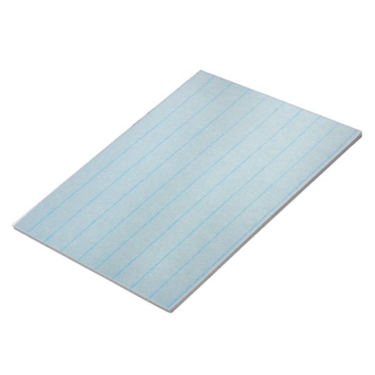 Blaues Notebook Notizblock (angewinkelt)