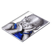 Blaues Notizbuch des Mädchen-2 Notizblock (Linke Seite)