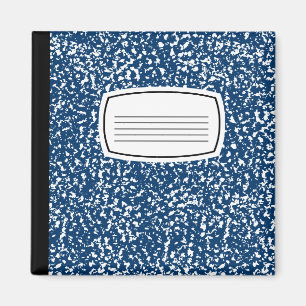 blaues Notizbuch Magnet