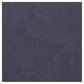 Blaues Nouveau Brokat-Blatt-Muster-Gewebe Stoff (Nahaufnahme)