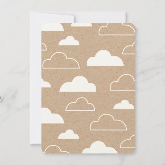 Blaues oder rosa Baby-Geschlecht decken Party Einladung (Rückseite)