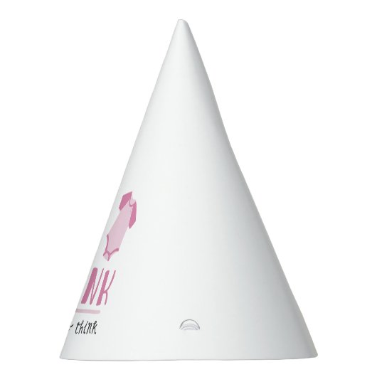 Blaues oder rosa Baby-Geschlecht decken Partyhütchen (Rechts)