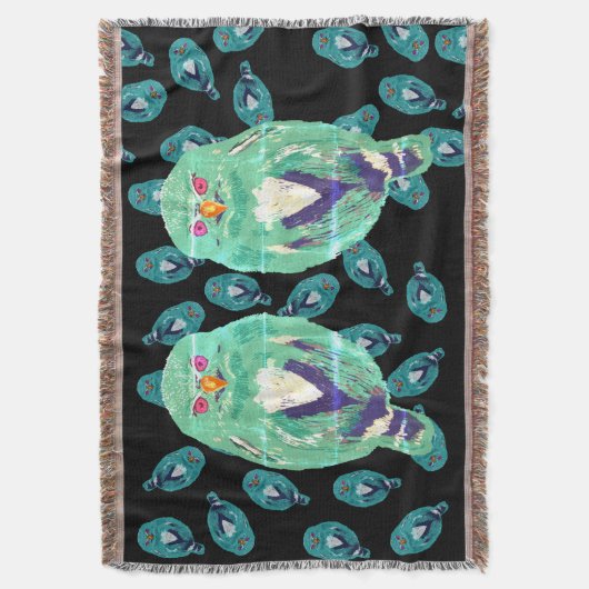 Blaues Ohr Decke (Vorderseite Vertikal)