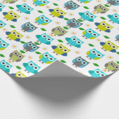 Blaues Ohr Geschenkpapier (Ecke)