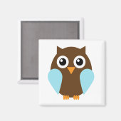 Blaues Ohr Magnet (Vorderseite/Rückseite)