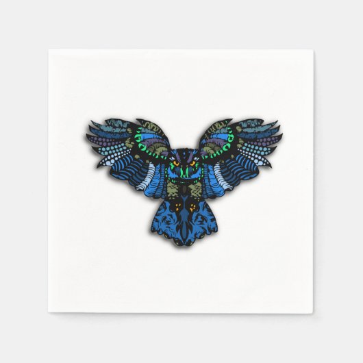 Blaues Ohr Serviette (Vorderseite)