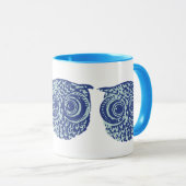 Blaues Ohr Tasse (VorderseiteRechts)