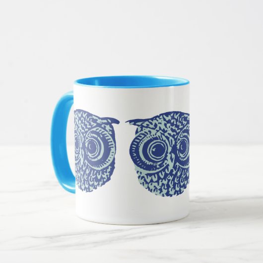 Blaues Ohr Tasse (Vorderseite Links)