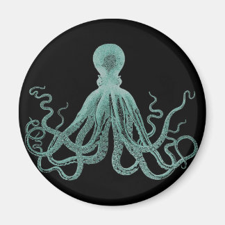 Blaues Oktopus Magnet