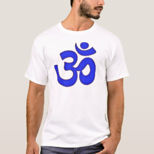 BLAUES OM, Om, sanskrit, Beschwörungsformel, Yoga T-Shirt