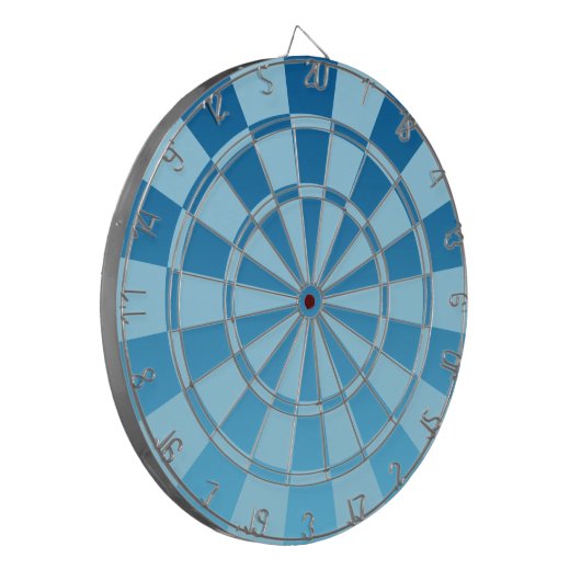 Blaues Ombre Dartscheibe (Vorderseite Links)