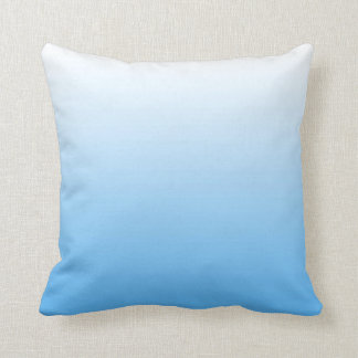 Blaues Ombre Kissen