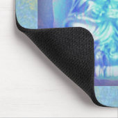Blaues OpalKwan Yin mousepad (Ecke)