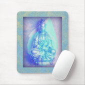 Blaues OpalKwan Yin mousepad (Mit Mouse)