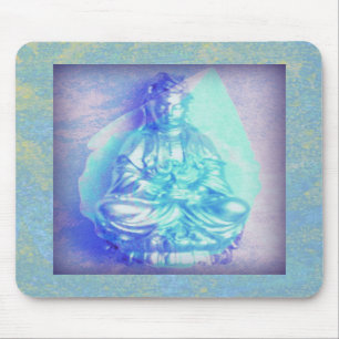 Blaues OpalKwan Yin mousepad