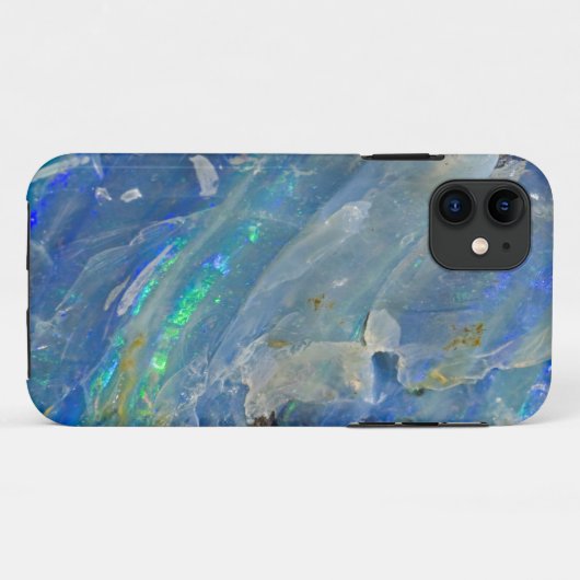 Blaues OpalMineraloid 2 Case-Mate iPhone Hülle (Rückseite (Horizontal))