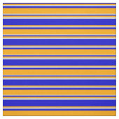 Blaues, orangefarbenes und leicht graues Muster Stoff (Muster)