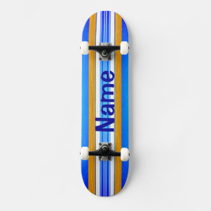 Blaues Ozean-Surfbrett Skateboard