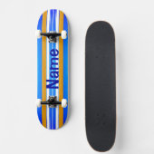 Blaues Ozean-Surfbrett Skateboard (Vorne)