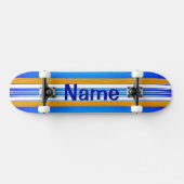 Blaues Ozean-Surfbrett Skateboard (Horizontal)