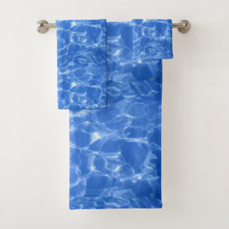 Blaues Ozean-Wasser-Handtuch-Set Badhandtuch Set