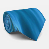 Blaues Ozean-Wasser Krawatte (Gerollt)