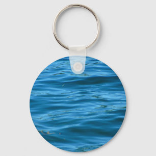 Blaues Ozean-Wasser Schlüsselanhänger