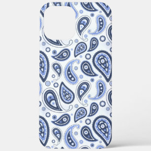 Blaues Paisley-Muster Case-Mate iPhone Hülle