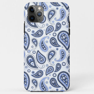 Blaues Paisley-Muster Case-Mate iPhone Hülle