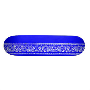 Blaues Paisley-Skateboard Pro Skateboard